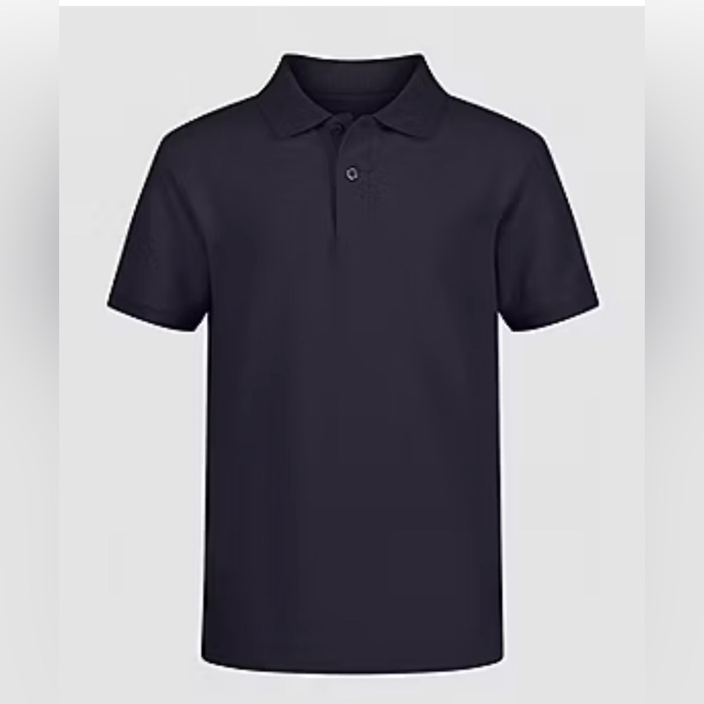 IZOD Pique Little & Big Boys Short Sleeve Stretch Polo Shirt in navy size XS